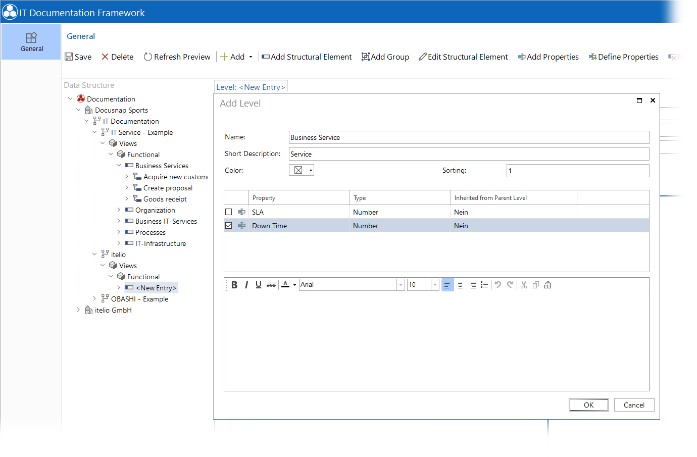 Docusnap-Business-Structures-Add-Level