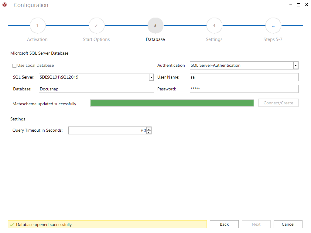 Docusnap-Configuration-Database