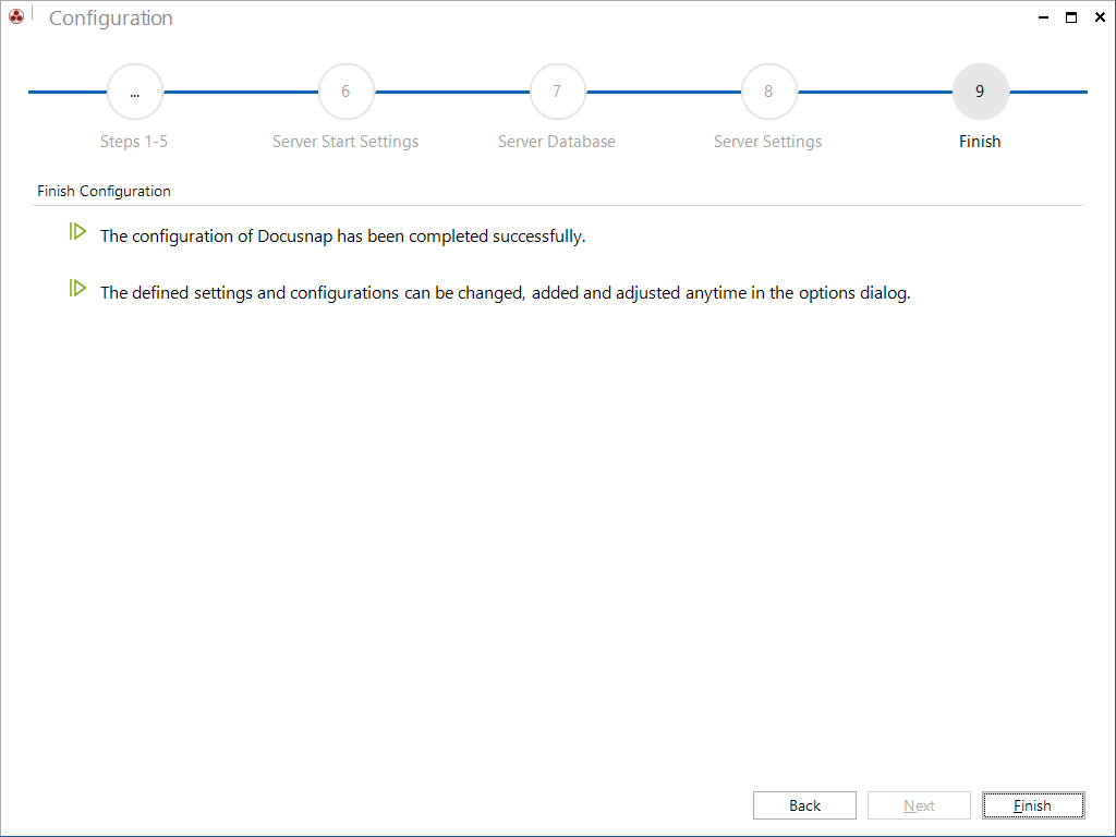 Docusnap-Configuration-Finish