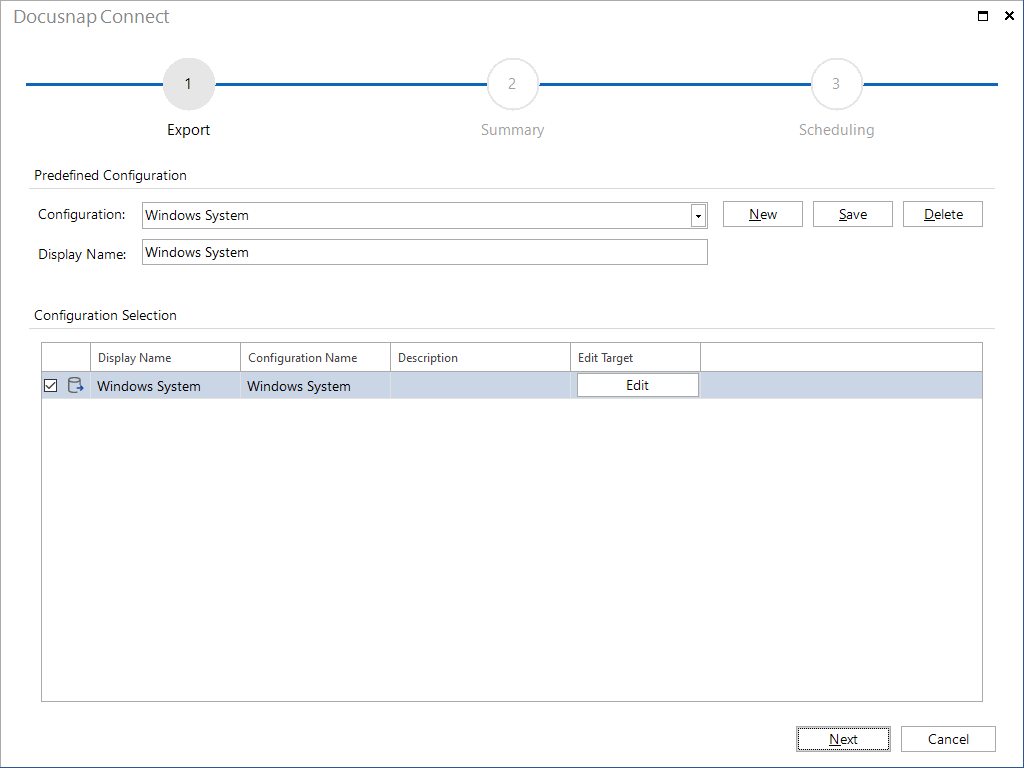 Docusnap-Connect-Schedule-Package