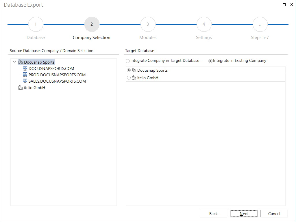 Docusnap-Database-Export-Company