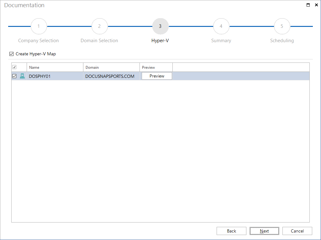 Docusnap-Documentation-HyperV