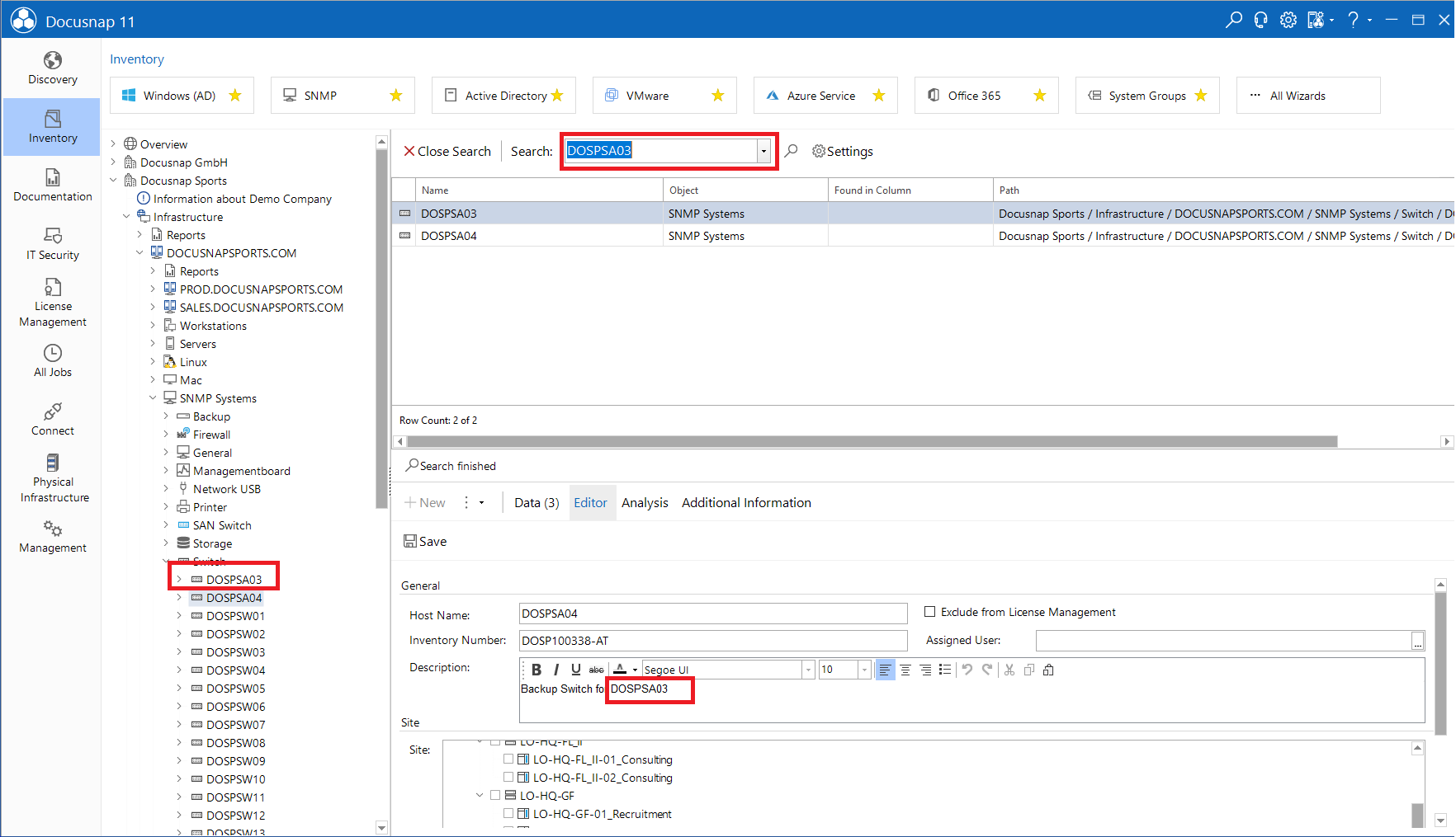 Docusnap-Enterprise-Search-Single-Value