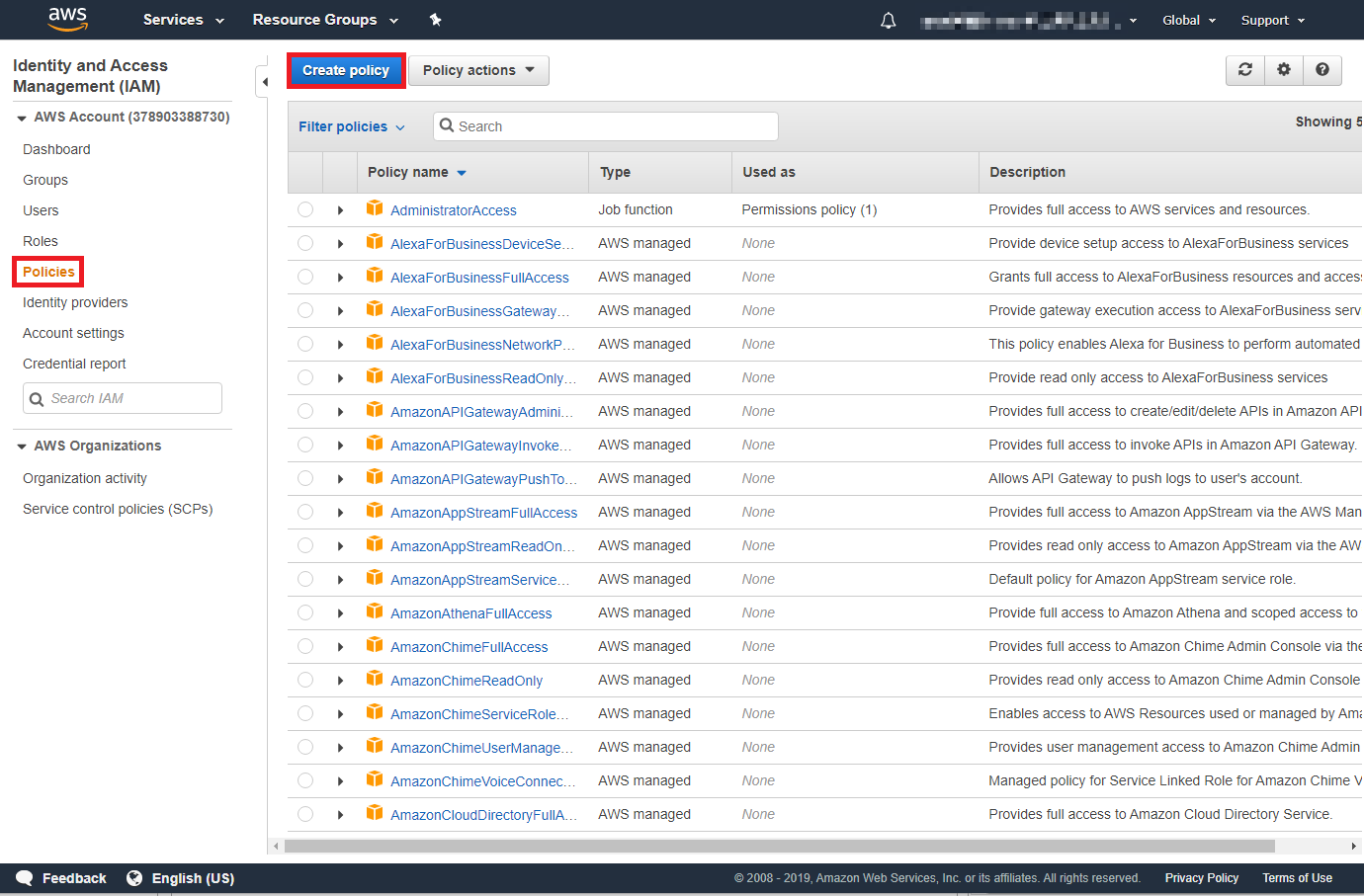 Docusnap-Inventory-AWS-Preparations-Create-Policy