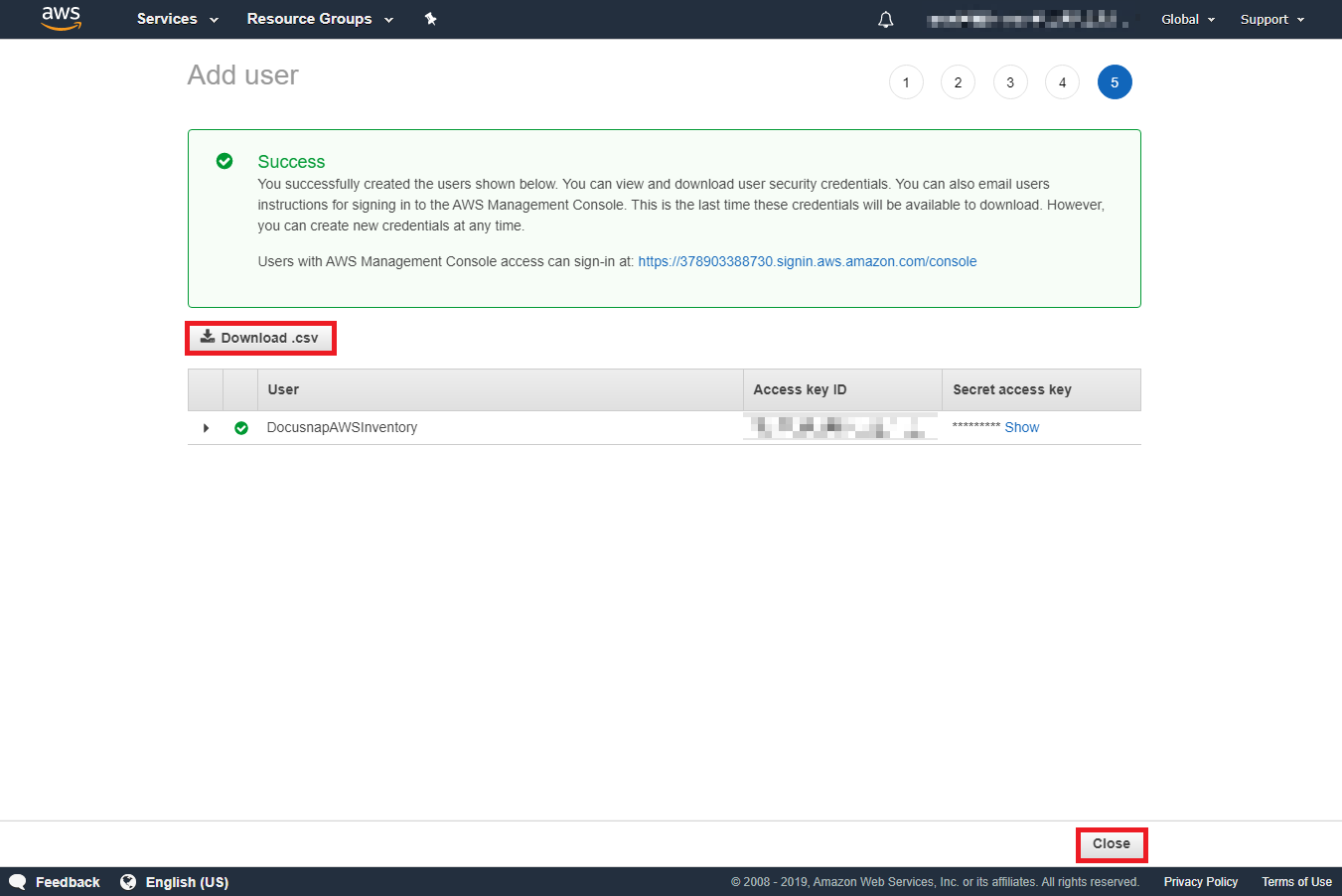 Docusnap-Inventory-AWS-Preparations-User-CSV