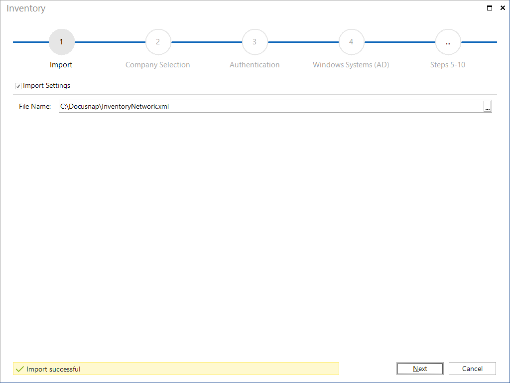 Docusnap-Inventory-Import