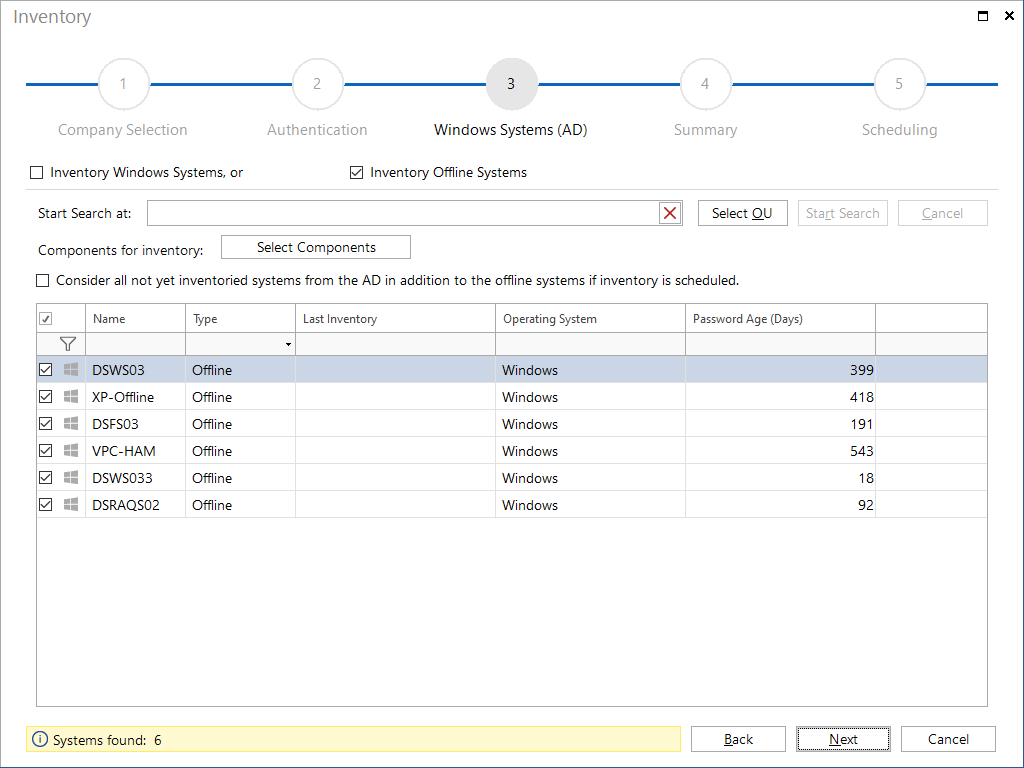 Docusnap-Inventory-Offline-Systems