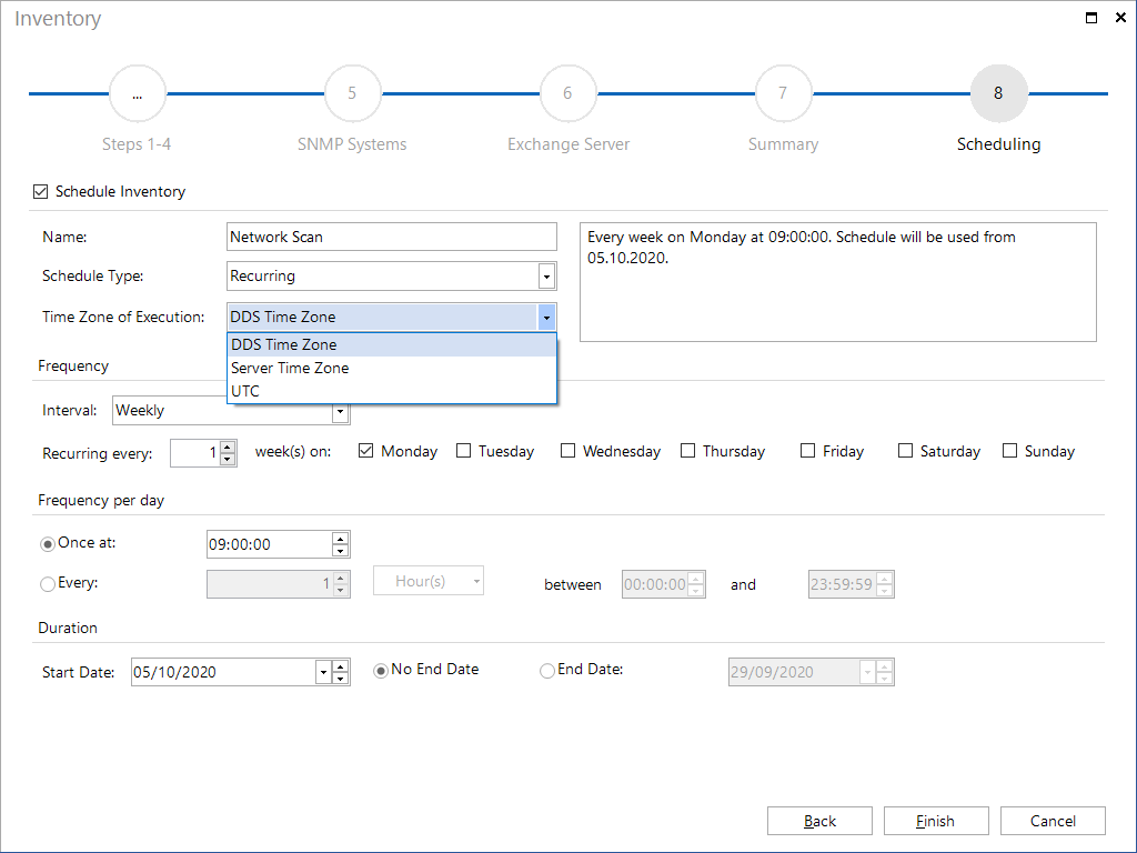 Docusnap-Inventory-Scheduling