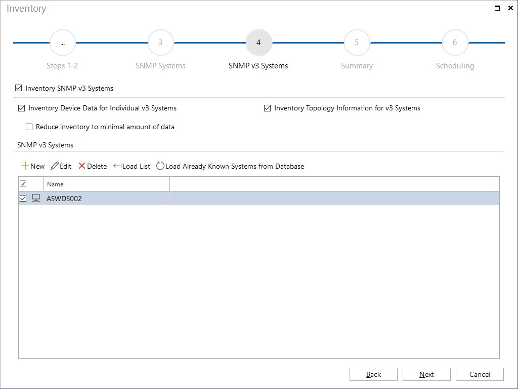 Docusnap-Inventory-SNMP-V3-Systeme