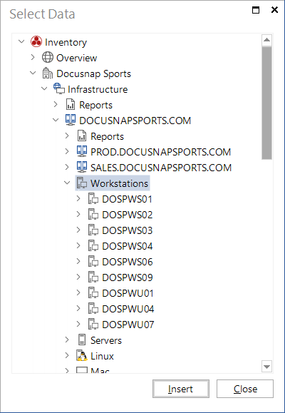 Docusnap-IT-Concepts-Select-Data