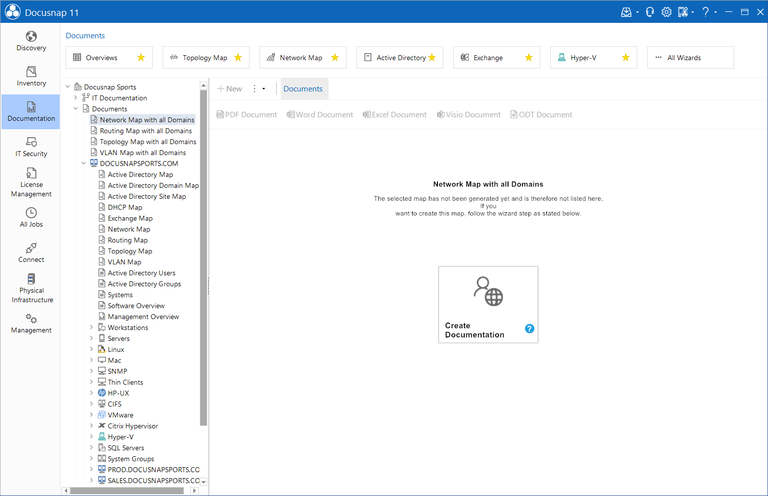 Docusnap-IT-Documentation-Network-Map-Dashboard