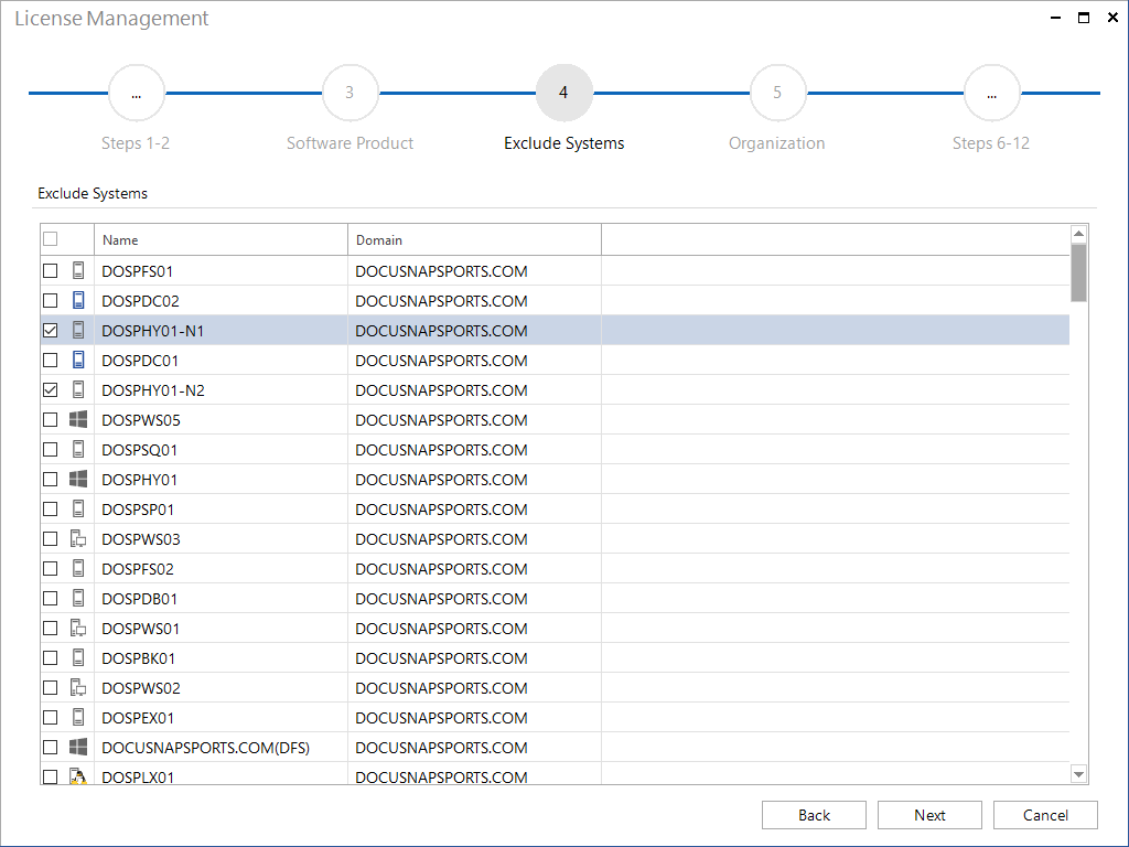 Docusnap-License-Management-Wizard-Exclude-Systems