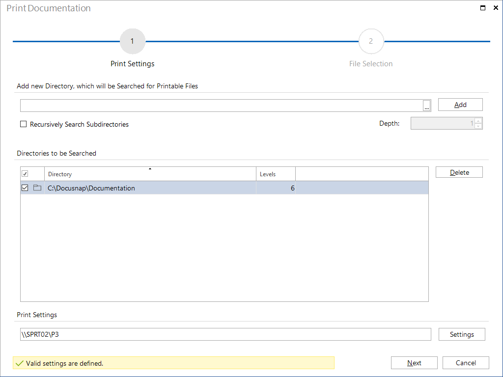 Docusnap-Print-Documentation-Print-Settings