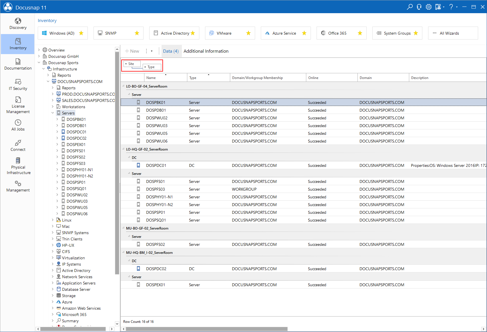 Docusnap-Use-Grouping