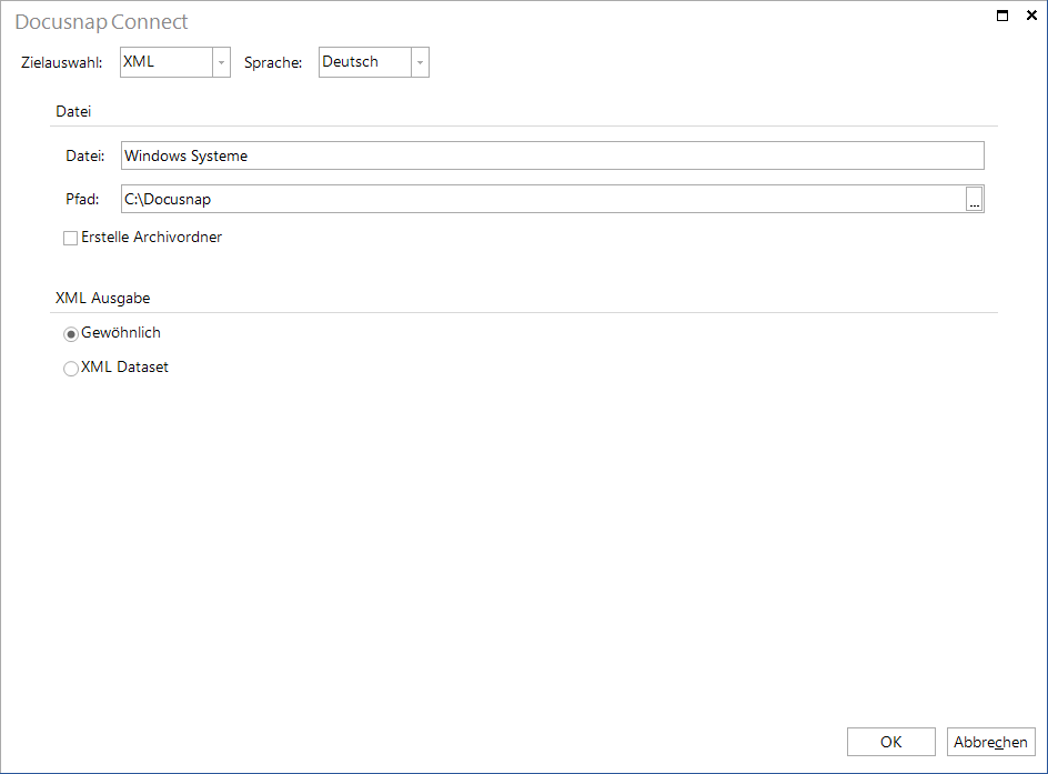 Docusnap-Connect-Paket-planen-XML