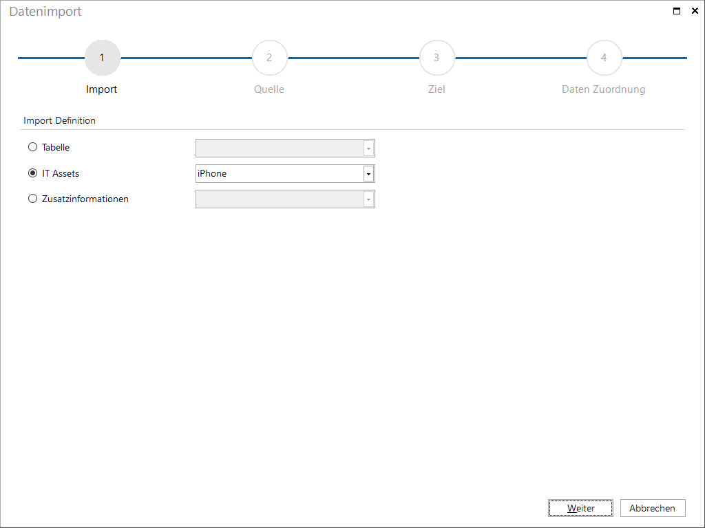 Docusnap-Datenimport-Import