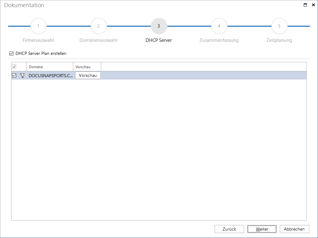 Docusnap-Dokumentation-DHCP-Server