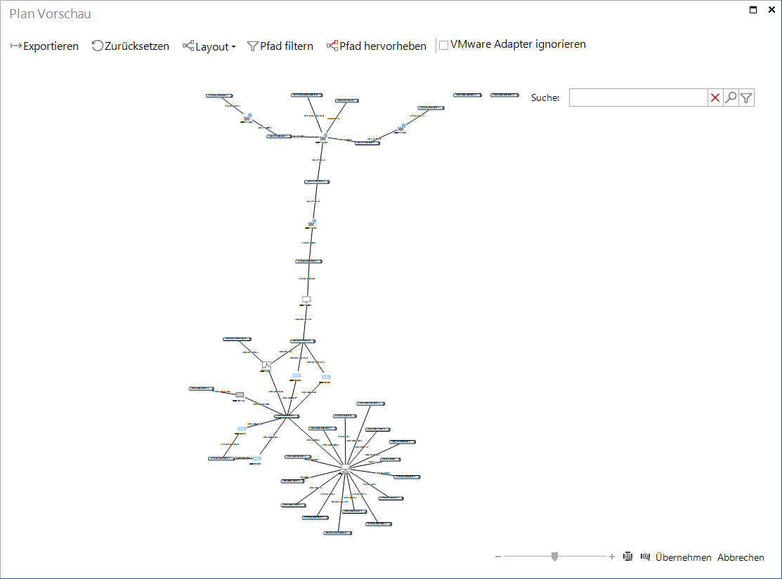 Docusnap-Dokumentation-Routingplan-Auswahl