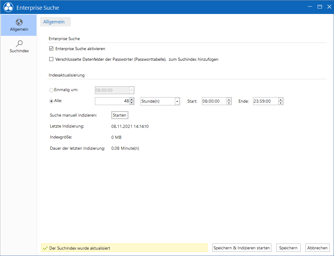 Docusnap-Enterprise-Suche-Index-aktualisieren