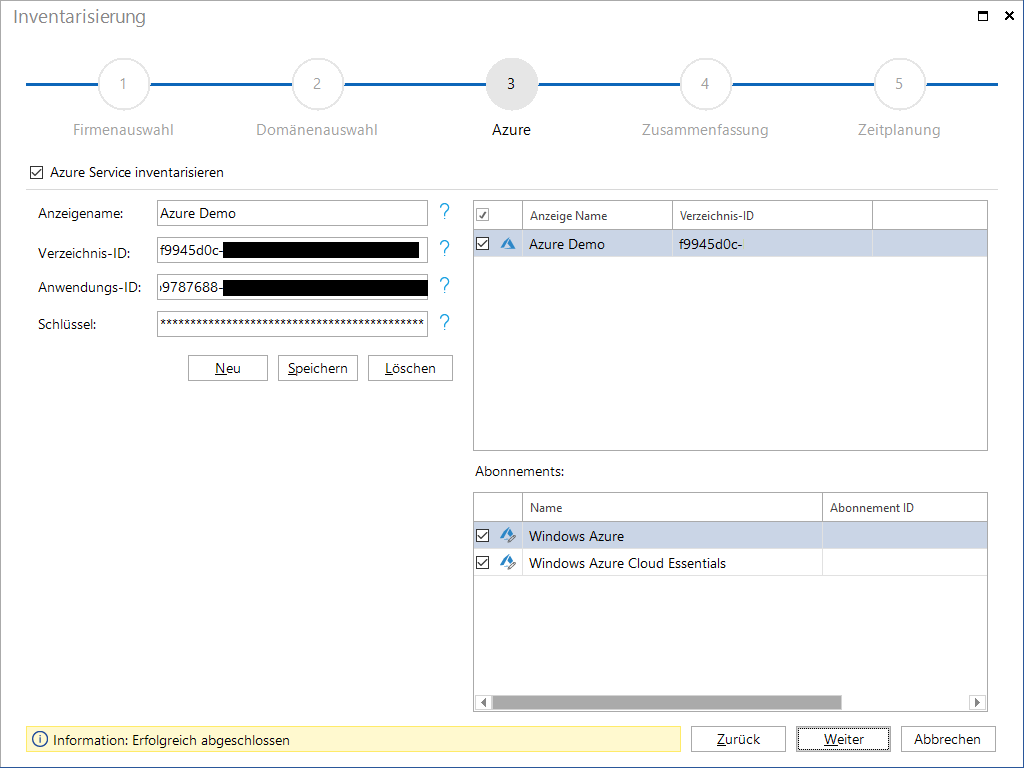 Docusnap-Inventarisierung-Azure