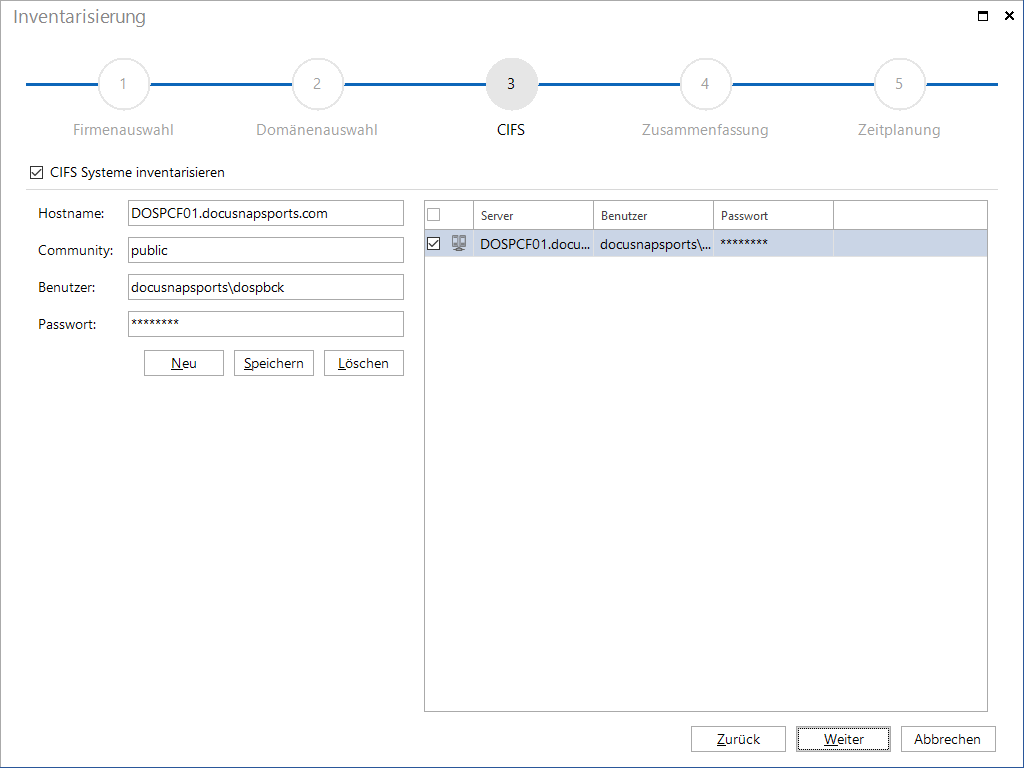 Docusnap-Inventarisierung-CIFS