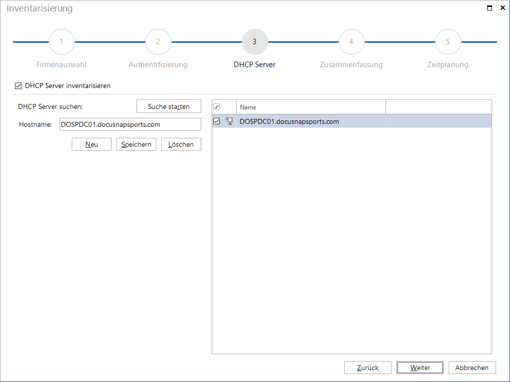 Docusnap-Inventarisierung-DHCP-Server