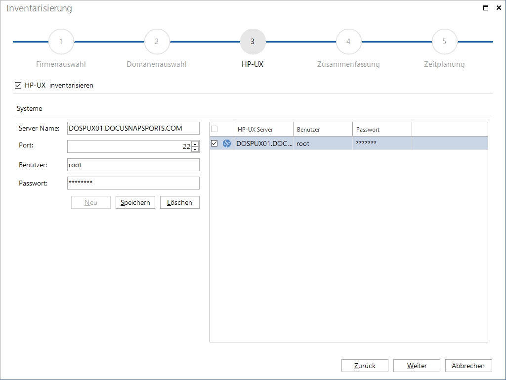 Docusnap-Inventarisierung-HP-UX