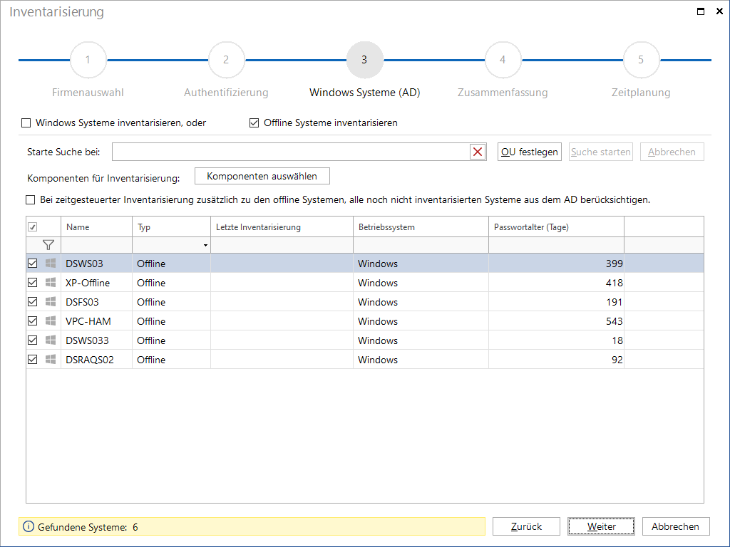 Docusnap-Inventarisierung-Offline-Systeme