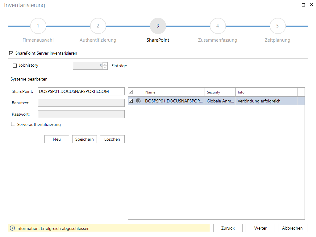 Docusnap-Inventarisierung-SharePoint