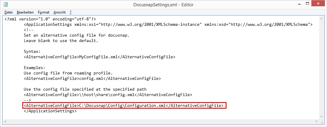 Docusnap-Konfigurationsdatei-DocusnapSettings