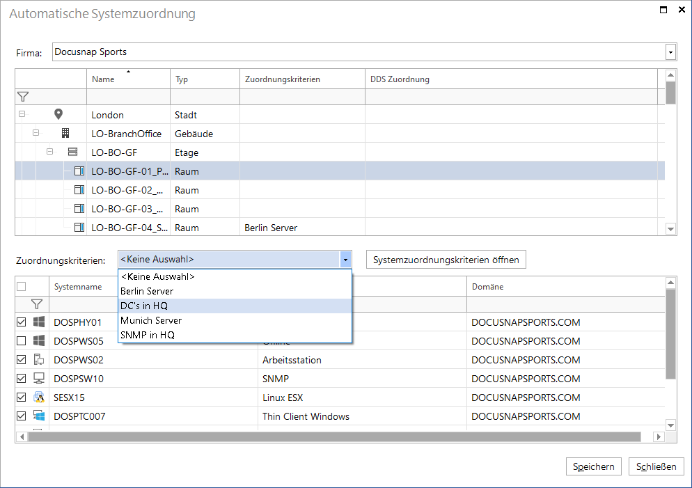 Docusnap-Standorte-Zuordnungskriterien-zuweisen