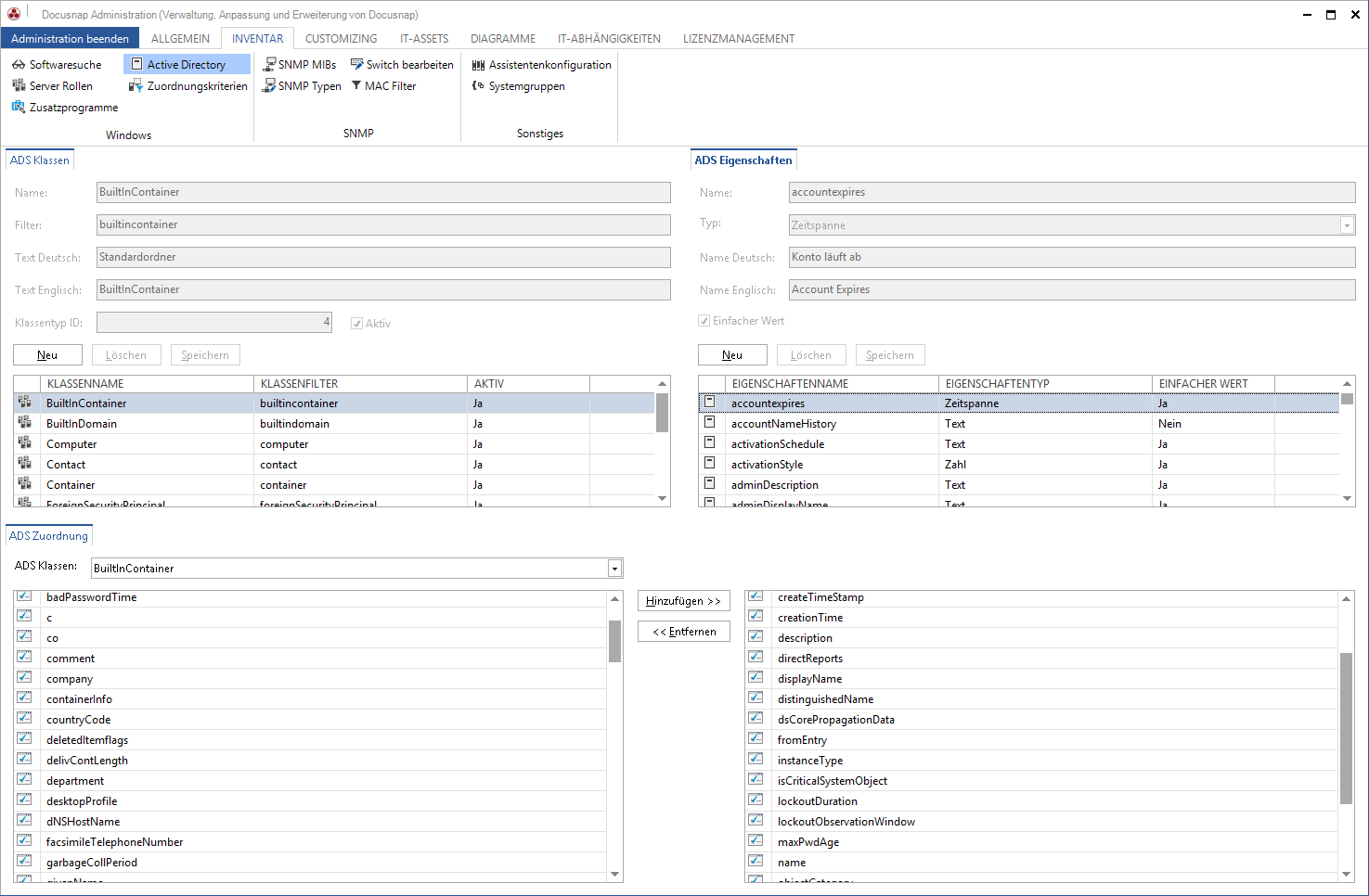 Docusnap-Administration-Inventar-AD