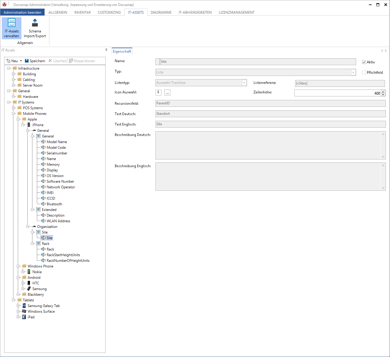 Docusnap-Administration-Inventar-IT-Assets-Eigenschaft