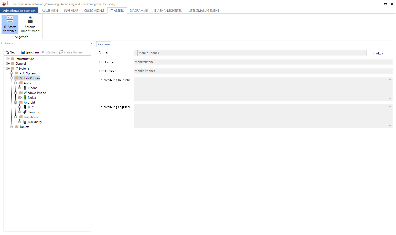 Docusnap-Administration-Inventar-IT-Assets-Kategorie