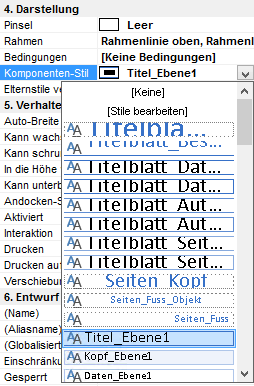 Docusnap-Berichte-Designer-Eigenschaften-Komponenten-Stil