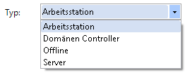 Docusnap-Editor-Kombinationsfeld